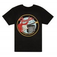 Load image into Gallery viewer, Fender 1946 Guitars & Amplifiers T-Shirt, Vintage Black - XL