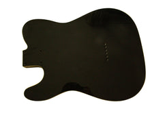Load image into Gallery viewer, Black double bound alder nitrocellulose Telecaster body (satin or gloss)