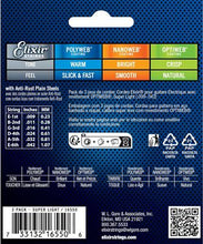 Load image into Gallery viewer, Elixir E16550 Electric Optiweb 9-42 Three Pack