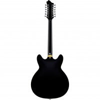 Load image into Gallery viewer, Hagstrom Viking Deluxe 12 String - Black