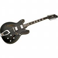 Load image into Gallery viewer, Hagstrom Viking Deluxe 12 String - Black