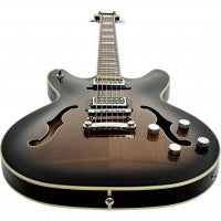 Load image into Gallery viewer, Hagstrom Viking Deluxe Baritone - Cosmic Blackburst