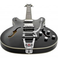 Load image into Gallery viewer, Hagstrom Tremar Viking Deluxe - Black