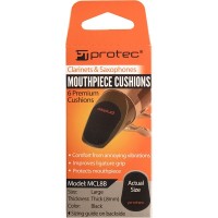 Load image into Gallery viewer, Protec Woodwind Mouthpiece Cushions - Large Size, 0.8mm Thick, Black (MCL8B)