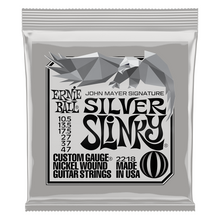 Load image into Gallery viewer, Ernie Ball John Mayer Silver Slinky Set 10.5-47