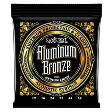 Load image into Gallery viewer, Ernie Ball Aluminium Bronze Medium/Light Set 12-54