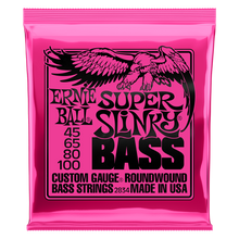 Load image into Gallery viewer, Ernie Ball Super Slinky Bass Set 45-100