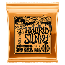 Load image into Gallery viewer, Ernie Ball Hybrid Slinky 9-46 (3 Set Pack)