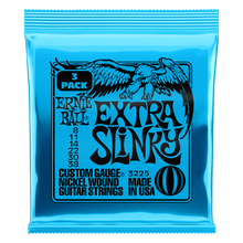 Load image into Gallery viewer, Ernie Ball Extra Slinky 8-38 (3 Set Pack)