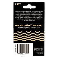 Load image into Gallery viewer, Ernie Ball Strap Blocks 4 Pack Cream