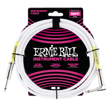 Load image into Gallery viewer, Ernie Ball Inst Cable Sa White 10Ft