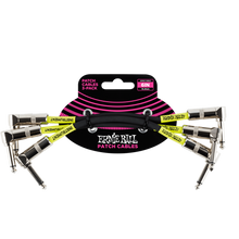Load image into Gallery viewer, Ernie Ball 6" Patch Cable 3Pk Black