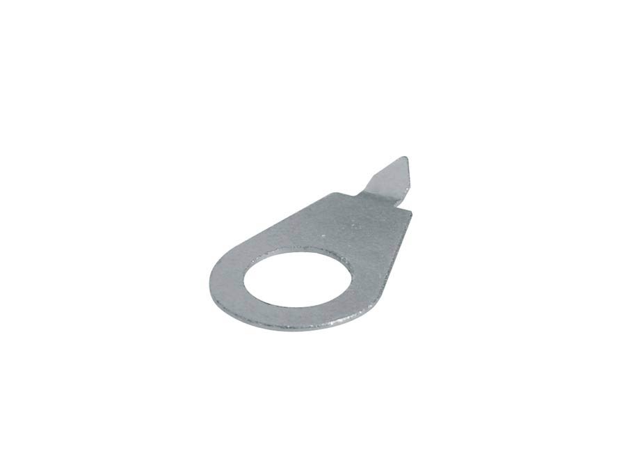 Pointer washers, 6-pack, 30 degrees angled point, 9,5mm hole for inch pots. nickel