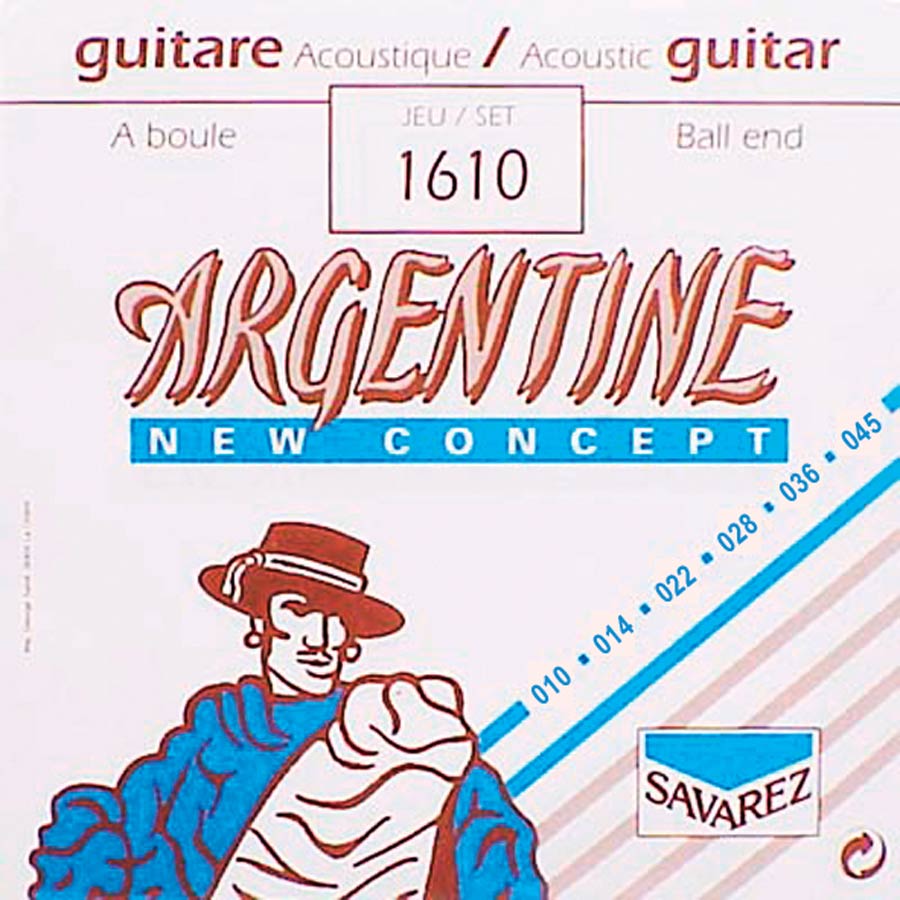 1610 Argentine string set acoustic 10-45