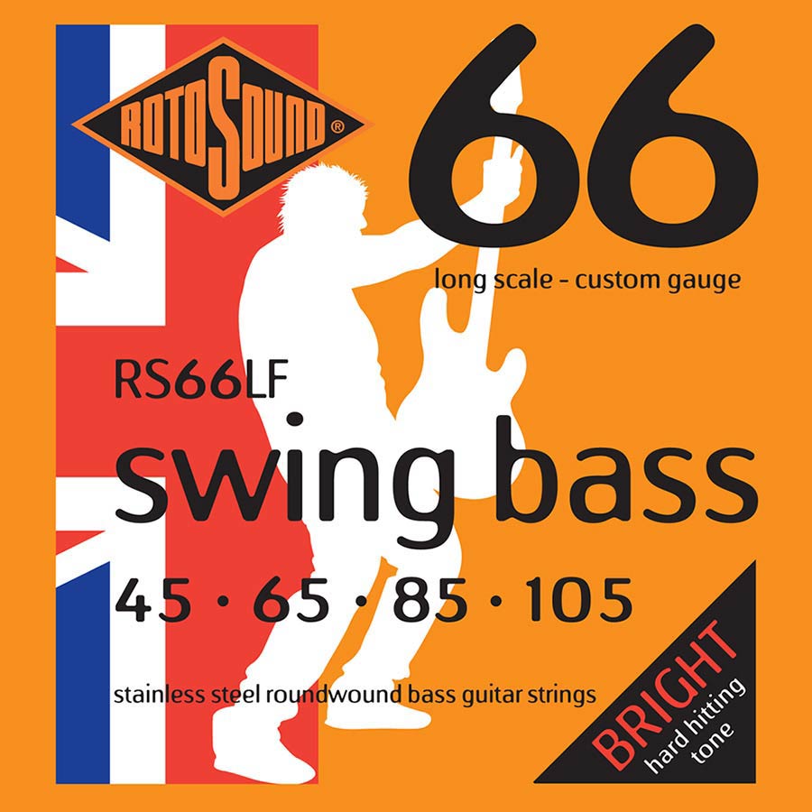 RS66LF Rotosound Swing Bass 66 string set electric bass stainless steel 45-105