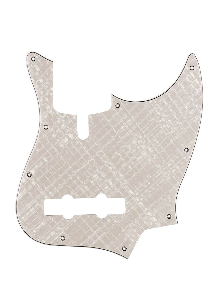 pickguard, Sire Marcus Miller V-series, 4 ply, pearl white webbing