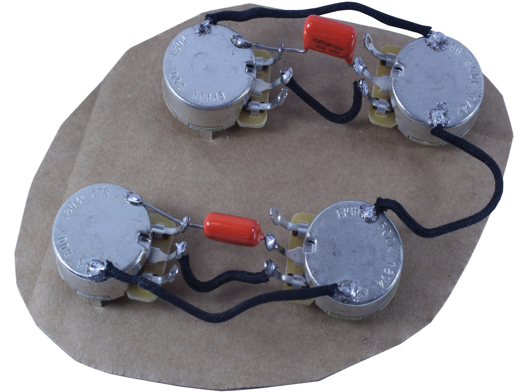 Les Paul style main cavity wiring harness (50s wiring)