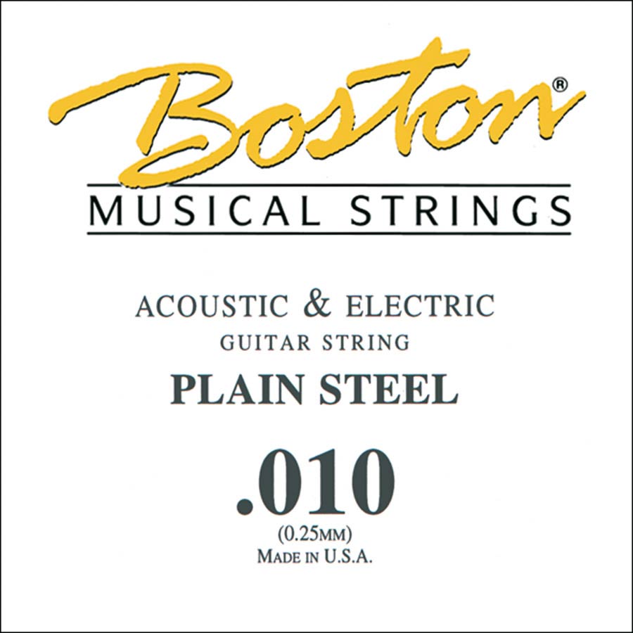 010 string, plain steel