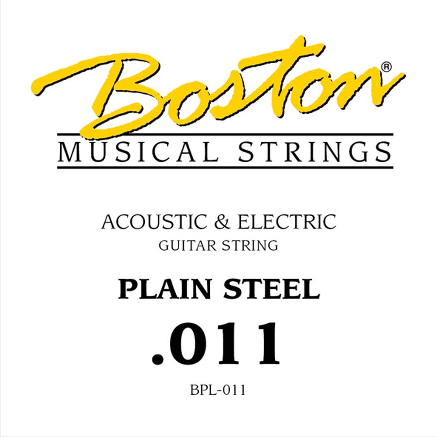 011 string, plain steel