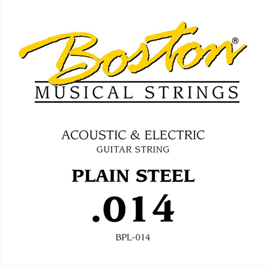 014 string, plain steel