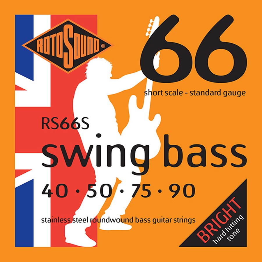 RS66S Rotosound Swing Bass 66 string set electric bass stainless steel 40-90