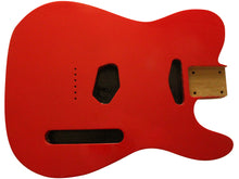 Load image into Gallery viewer, Fiesta red alder nitrocellulose gloss Telecaster body