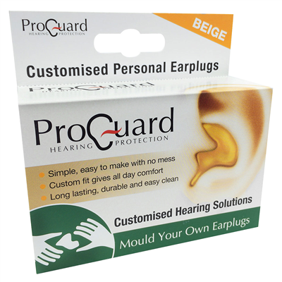 Proguard Mould Your Own Ear Plugs Beige