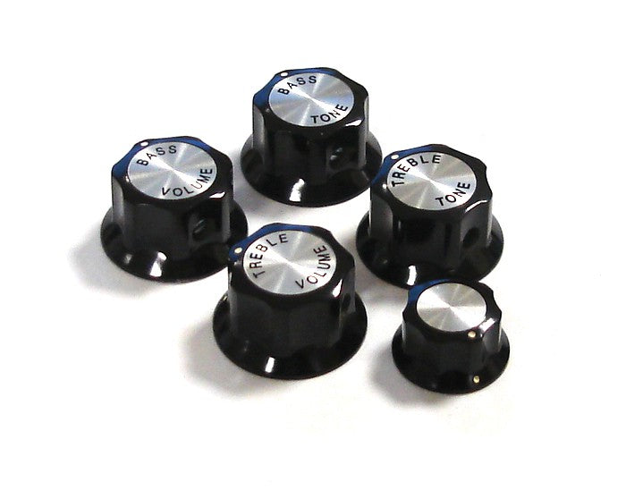 Rickenbacker Part 03569 - Standard Knob Set of 5 for Guitar