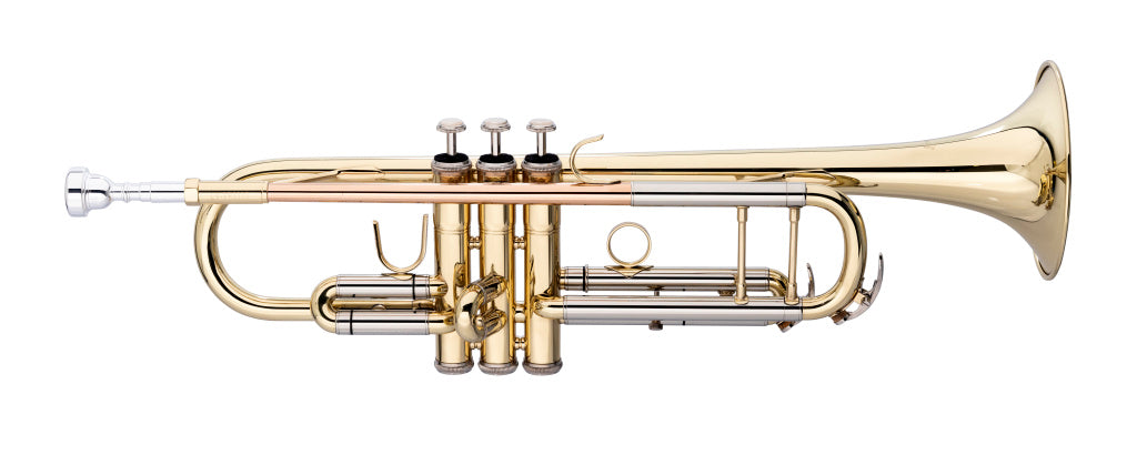 Stagg Bb Trumpet, Leadpipe, Gold Brass