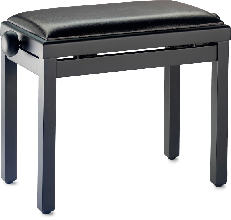 Stagg Black Bench Mat+Black Vinyl Top