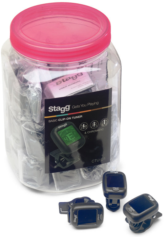 Stagg Clip Tuner Chromatic / 30 Pieces