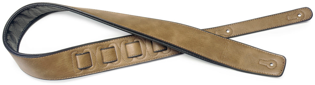 Stagg Padded Leather-Style Strap-Copper