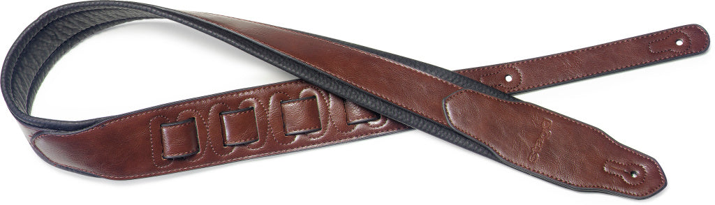 Stagg Padded Leather-Style Strap-Brown