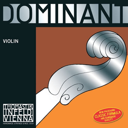 Dominant Violin String E. Chrome Steel (Ball). 4/4 - Strong*R