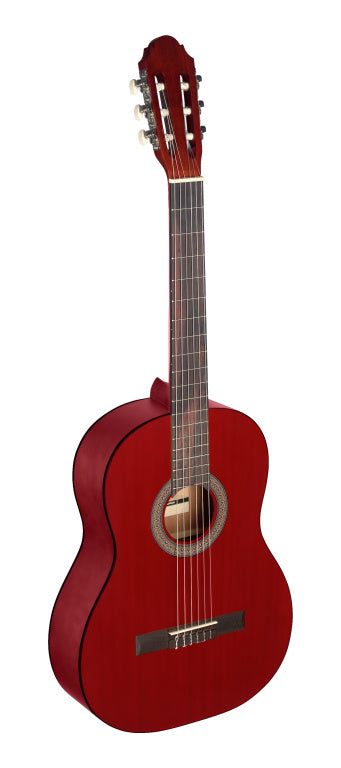 Stagg 4/4 Linden Classical Guitar/Red