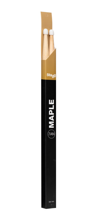 Stagg 1 Pair Maple Sticks-Nylon Tip/7AN