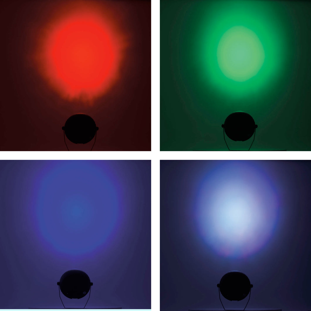 QTX Rechargeable Mini LED PAR Light Black