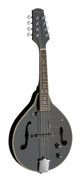 Stagg Electroacoustic Mandolin-Nato-Black