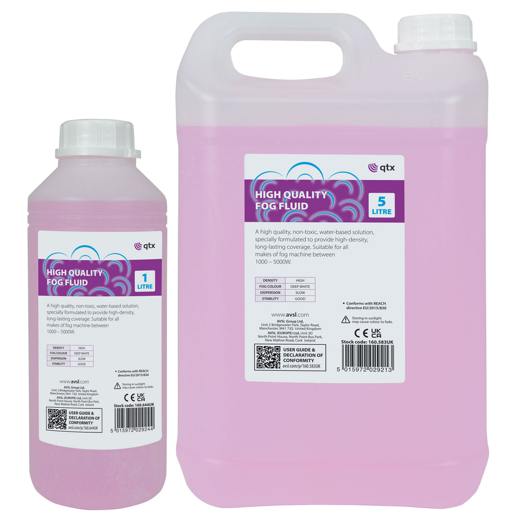 QTX High Quality Fog Fluid Pink 5L