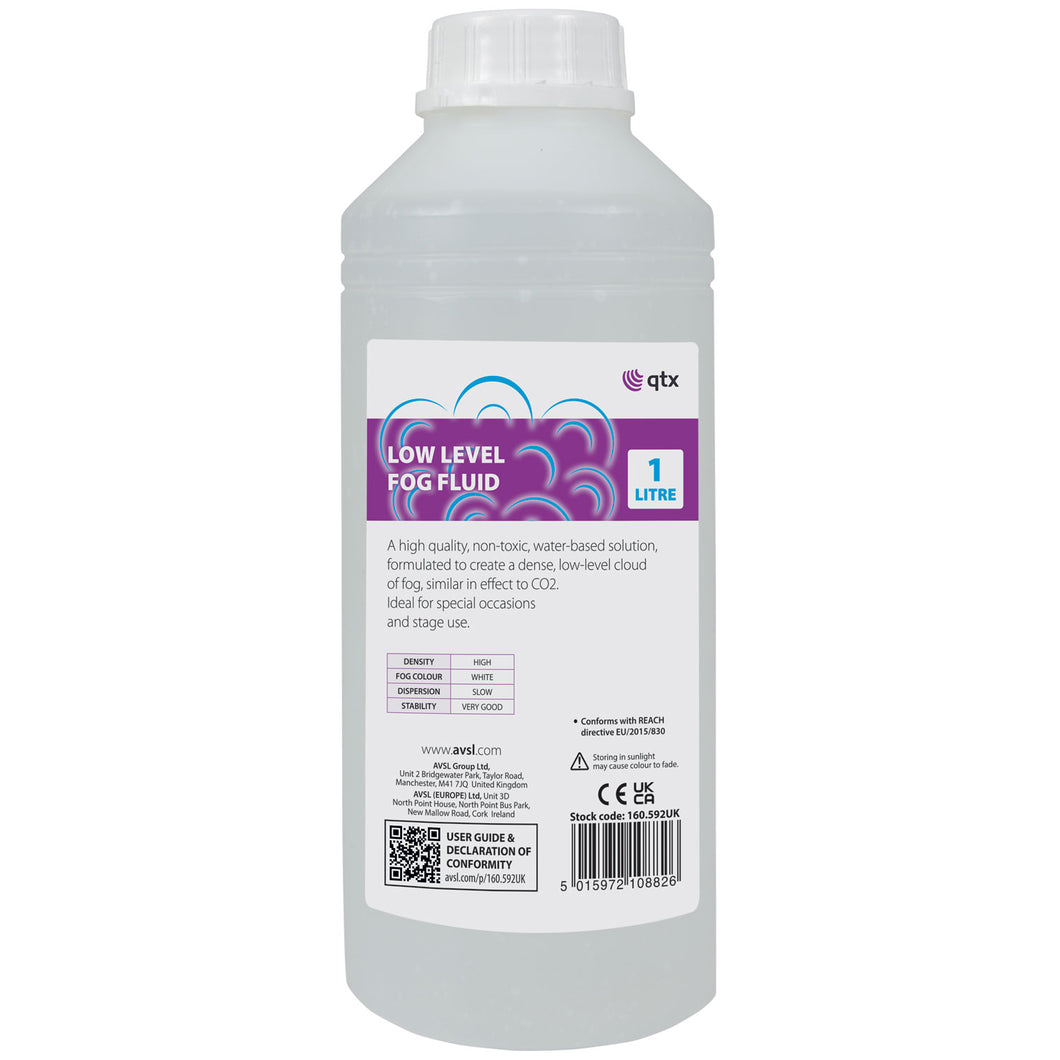 QTX Low Level Fog Fluid 1L