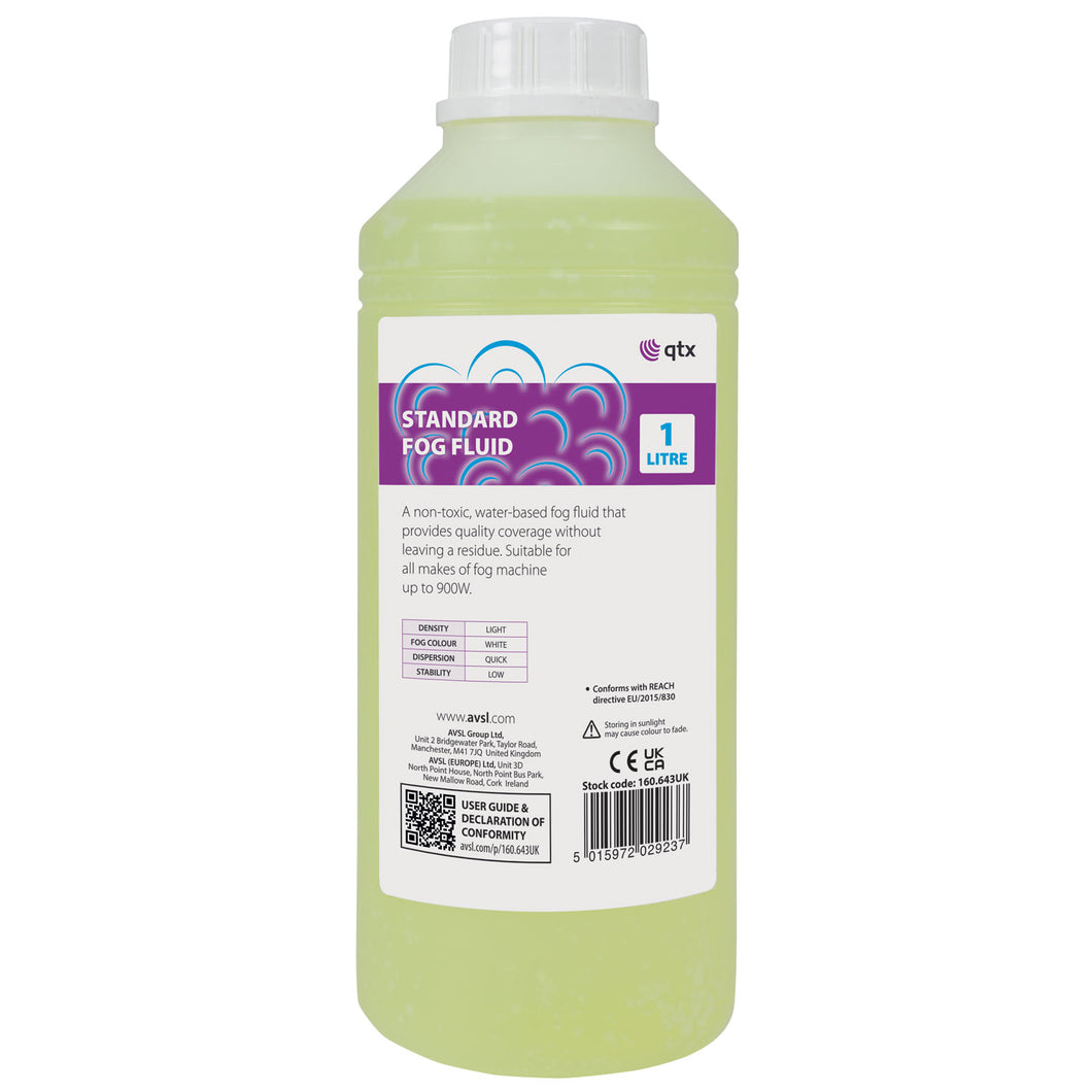 QTX Standard Fog Fluid Yellow 1L
