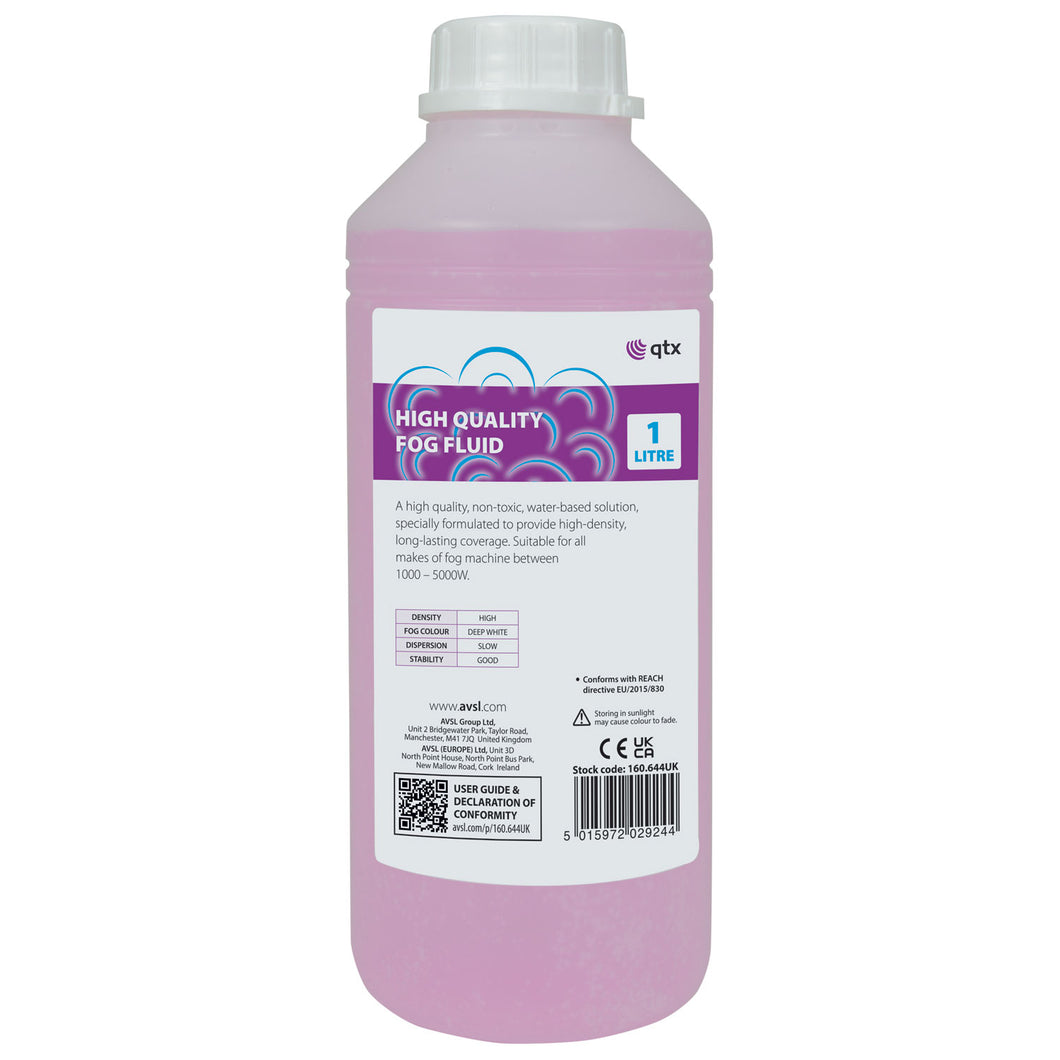 QTX High Quality Fog Fluid Pink 1L