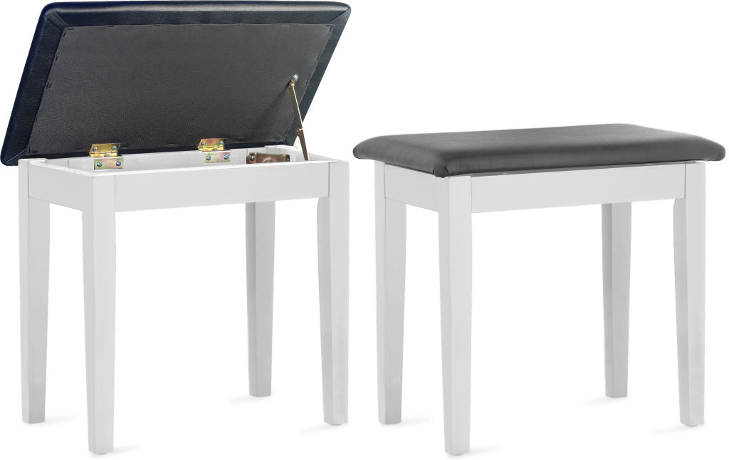 Stagg White Bench Mat+Black Vinyl Top