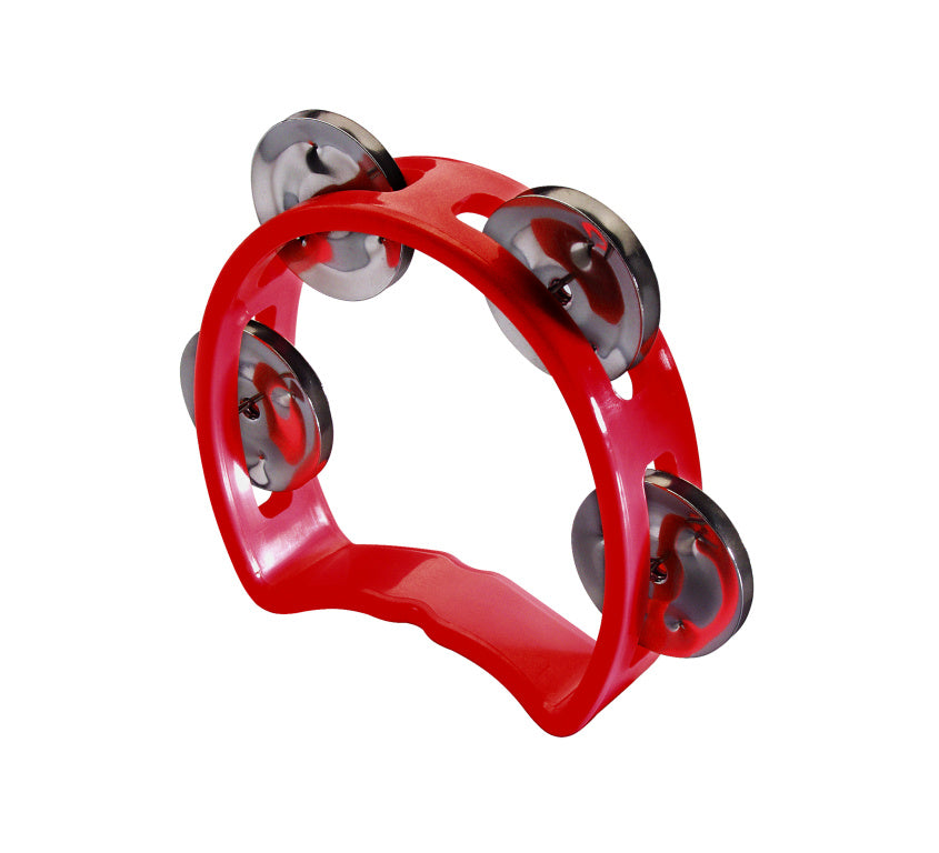 Stagg Cutaway Tambourine 4 Jingles Red