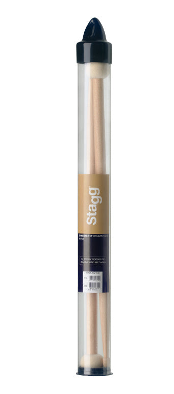 Stagg 1 Pair Maple Sticks-5A/Felt Tip