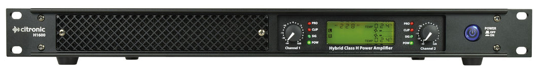 Citronic H1600 Hybrid Amp 2x650W @ 4ohm
