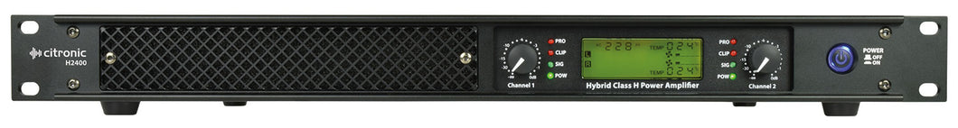 Citronic H2400 Hybrid Amp 2x900W @ 4ohm