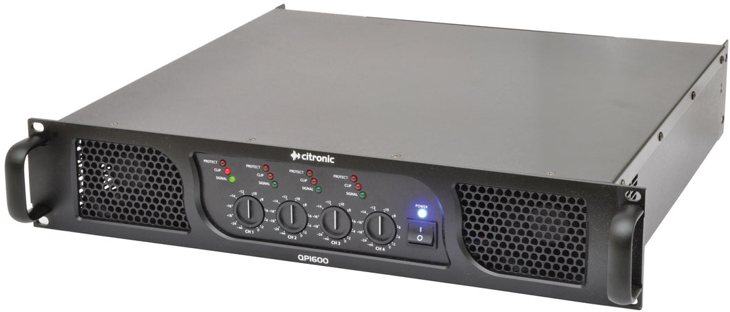 Citronic QP1600 quad power amp 4 x 400W