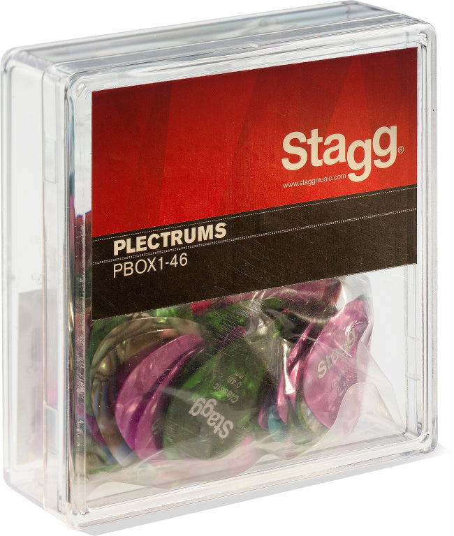 Stagg Box Of 100 Pieces Plectra, 0.46mm