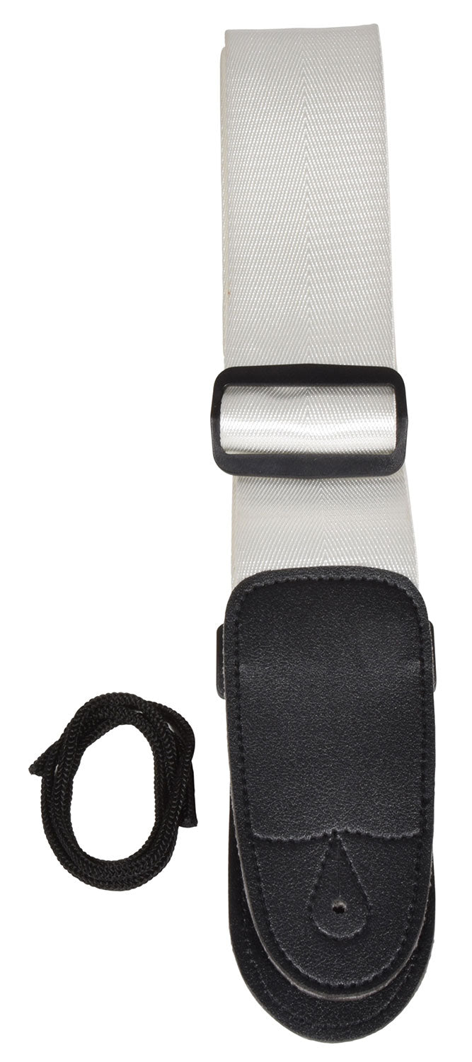 Chord Guitar Strap Webbing White